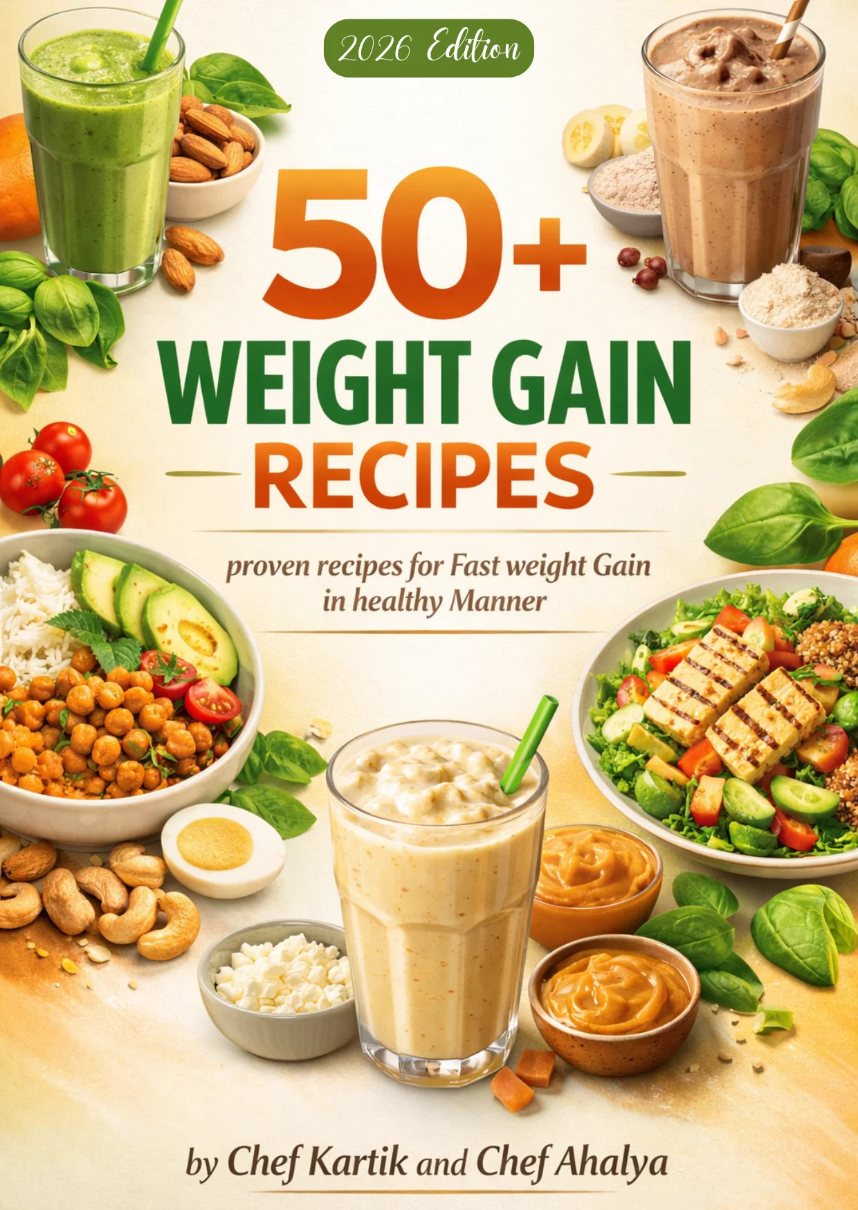 Weight Inclusive Book 5 in 1 Ultimate Nutrition, Weight Loss& Weight Gain Recipe Books ...